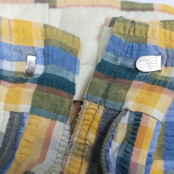 Vintage 1970's Plaid Men's Pants SeerSucker 3 Pockets Zip Closure (28 x 26) - Picture 4 of 17
